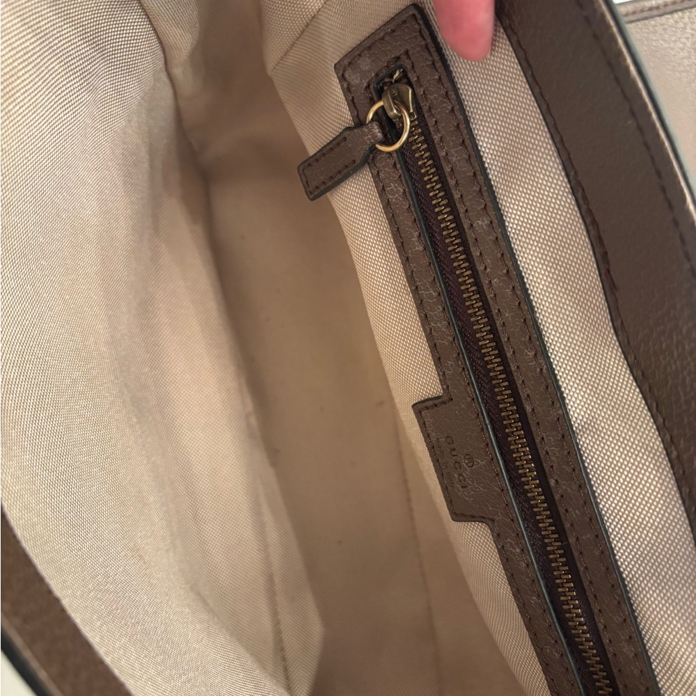Gucci Brown GG Canvas Messenger Bag with Green and Red Web - Picture 9 of 9